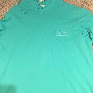 Vineyard vine long sleeve with hood
